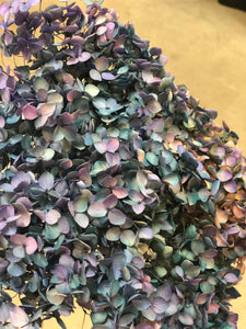 Hydrangea (preserved) 20cm - Purple Flower (Rustic) - Market Blooms